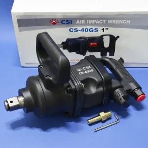 CSI 중기 에어임팩트렌치 숏타입 CS-40GS 25.4mm 최대토크 2,400Nm D핸들포함 대형에어임팩렌치