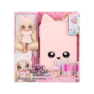 나나나 서프라이즈 미니백하우스 러블리키티 핑크 인형 가방 장난감 어린이 여아 선물 완구