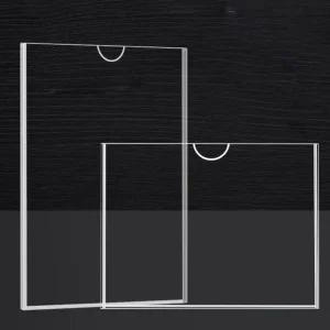 가로형 세로형 부착형 투명 아크릴 POP꽂이 메뉴판 (WFGHD8J)