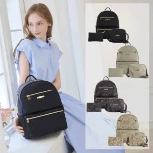 [에버라스트] 리나 백팩 크로스백 3종세트 나일론 경량 캐주얼 가방 4color