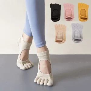 필라테스 양말 운동 스포츠 미끄럼방지 토삭스 발등오픈 발가락 요가양말 2켤레세트