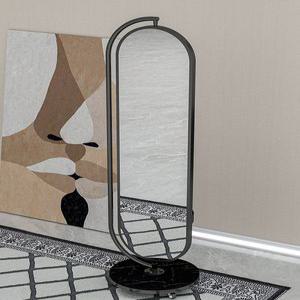 이동식 대형 거울 수납형 아치형 옷가게