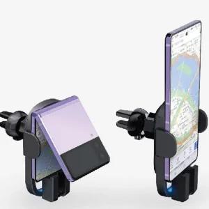 차량용 초고속 FOD 무선충전기 Z플립 호환 휴대폰용품 차량용휴대폰거치대 차량실내용품