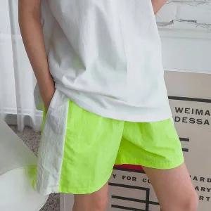 [하프클럽/]남여공용 루키 나일론 옆 라인 반바지 5C-PTH-Q011-형광오렌지