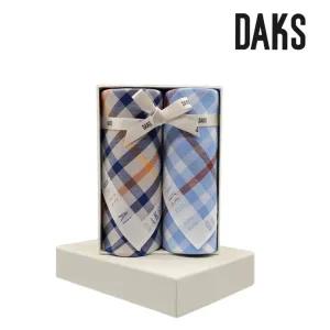 [롯데백화점]닥스 2매 선염 남성 손수건세트 DEO2101