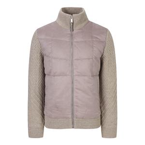 [파렌하이트] FAUX 스웨이드 니트 소매 구스다운 점퍼 (FHMAH6305)