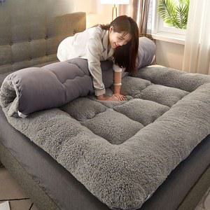 양털 토퍼 발열 겨울 100x200cm 자가발열 후끈후끈 메모리폼 웜매트 극세사토퍼 러그