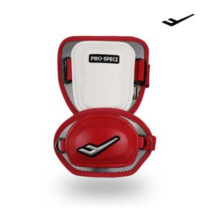 프로-스펙스 엘리트 야구 타자 암가드 좌우겸용 레드 화이트 실버