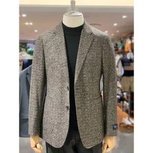 [킨록바이킨록앤더슨](광주신세계)킨록 24년 FW LANIFICIO ROMA 이태리 수입원단 베이지 잔체크 캐쥬...