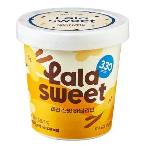 라라스윗 바닐라빈 아이스밀크 (냉동) 474ml x 5개