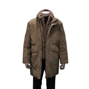 [롯데백화점]본 중간기장 캐주얼  구스다운 슬림핏거위털 브라운 패딩점퍼BN2WJP471