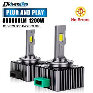 D3S D1S LED 플레이 라이트 자동차 제논 D5S 9570 플러그 D8S D4S 양면 전구 US D2S 6500K CA CSP 램프