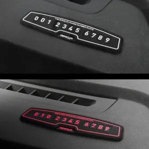 대위보드위 스텔스 주차번호판 2종택1 연락처 알림판 차량용번호판 차량번호판 자동차주차번호판
