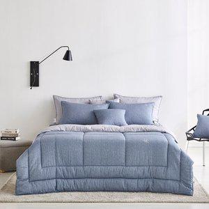 [닥스침구]모달 그램 네이비[10온스] 퀸세트[퀼트이불+패드+베개커버]