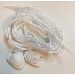 액체 힘 교체 웨이크보드 바인딩 끈 2피스 흰색