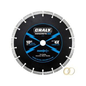 CRALY 10인치 분할 다이아몬드 블레이드 7 8인치 Arbor 10인치 앵글 그라인더용 범용 다이아몬드 스톤 블레이드 미트레 톱 및 타일 톱 절단용 페이버 조적 콘크리트 벽돌 블록 대리석
