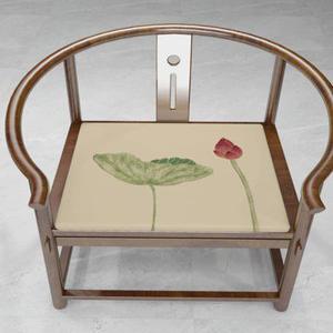 전통 원목 연꽃 의자 이불 보료 책상 식탁