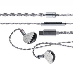 수월우 메이 인이어 C타입 HiFi 국화 수월우이어폰 CType 실버