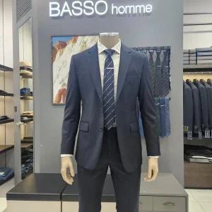 [바쏘옴므]심플ㆍ추동울혼방기본솔리드슬림핏정장WSY3JT01_OD