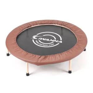 [헬스케어]지름 102cm 밴드 접이식 트램폴린 트램펄린 브라운