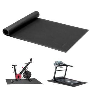 운동 기구용 프리메로 베이직 러닝머신 매트 가정용 헬스장, 자전거, 조정기용 72인치 x 48인치 고무 바닥 보호 미끄럼 방지 PVC, 청소, 또는 차고 바닥재 사용이 용이함