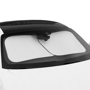 2Pcs 자동차 앞 유리 차양 커버 창 방패 그늘 코팅 접이식 파라솔 안티 UV 액세서리
