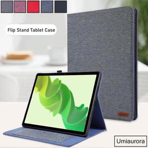 원플러스 패드 프로용 2024 태블릿 케이스, 폴리오 PU 가죽 스탠드, 보호 지갑 커버, 12.1 인치, 패드 2, 1