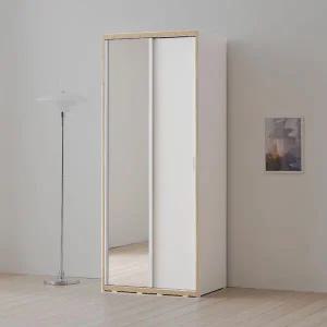 라자가구 비바 뉴빅 800 슬라이딩 거울 옷장 긴옷장형 LJY404