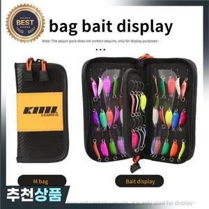 낚시 미끼 지갑 스피너 스푼 보관 운반 케이스 금속 지그 홀더 와이어 기어 보관을위한 상자 헤어 리그 Org