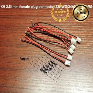 100 개/몫 LED 액세서리 XH 터미널 라인 피치 2.54/PH2.0mm 2Pin 24th 케이블