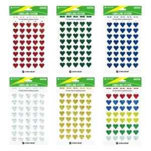 홀로그램 하트스티커 꾸미기 칭찬스티커 14x13mm