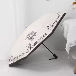 블랙앤화이트 여성 고급 자동 디자인 우산 양산겸용 양우산 우양산 경량 차단 차외선 여성 심플 3단