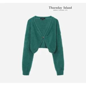 [써스데이아일랜드][Thursday Island] 소프트 크롭 볼레로 (T236MCD134W)