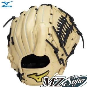 미즈노 MZ SOFTER 투수/올라운드 글러브 1AJGR23901 베이지 12인치 / 부드러운 글러브