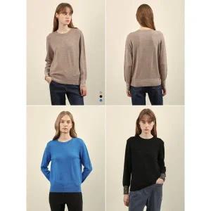 갤러리아 올리비아로렌 소매 자카드 풀오버 니트 VOBBL4W9141