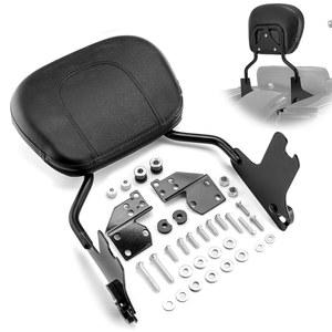 탈부착 가능한 글로스 블랙 시시 글라이드 등받이 스트리트 도킹 및 1997-2008 4점 할리 일렉트라 키트 글라이드 데이비슨 포함) 킹 글라이드 바(승객 하드웨어 패드 로드 투어링 로드