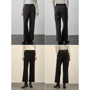 갤러리아 올리비아로렌 레터링 기모 와이드 팬츠 VOCDL4WA121