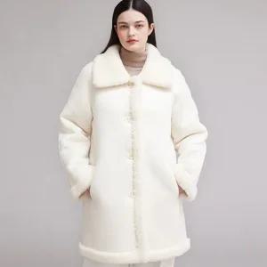 [드피엘] F21_천연양모 리버시블코트