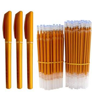 금필 펜 사경 아카시야 붓 서예 0 7두께 필사 50개 골드 따라쓰기 법화경 리필