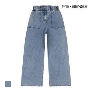 [미센스] 밴딩 워싱 와이드 데님팬츠_MB44DPM206Z