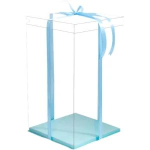 생일 케이크 상자 둥근 포장 케이스 케? 케익 고급 용기 선물 투명