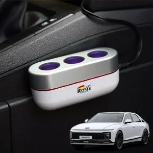 고품질 그랜저GN7 호환 LED 시거잭소켓3구 아트로마 차량용시거잭 고속충전기 차량용시거잭3구 (WFJEB81)