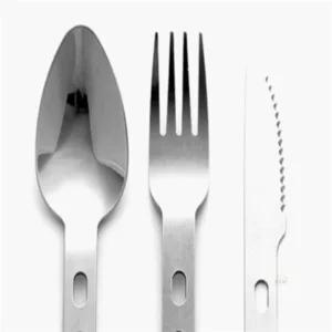 초이네 캠핑용 커트러리 3종 세트  캠핑용수저포크