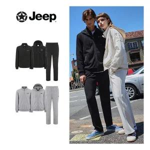 JEEP 25SS 남성 어드벤처 3종 풀셋업 (후드집업+일자팬츠+반집업맨투맨)
