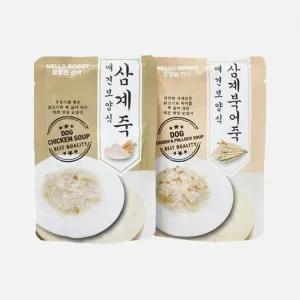 펫더맨 강아지죽 삼계죽 삼계탕 습식 유동식 간식 80g