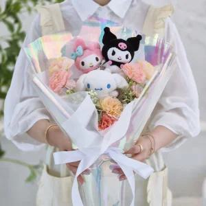 산리오 인형 꽃다발 선물 졸업식 꽃다발 시나모롤 쿠로미 마이멜로디 미니 입학식 발표회 연주회 학예회 유치원 어린이집 이벤트 꽃선물 행사 단체