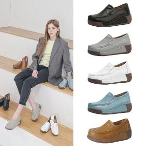 올리 소가죽 제인 컴포트슈즈 6cm(OL-S01)