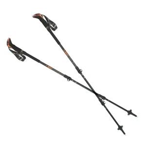 LEKI 레키 마카루 라이트 3단 등산 스틱 지팡이 폴대 블랙 오렌지 65221082