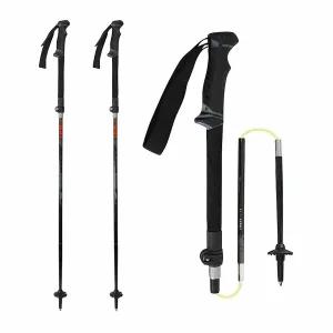 LEKI 레키 레거시 FX TA 5단접이식 등산 스틱 지팡이 폴대 실버 그레이 65222451