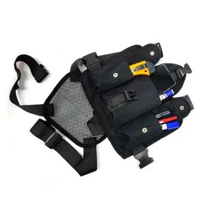 다용도 포켓 조끼배낭 작업용 낚시 수납 소형 등산조끼가방 프론트백
